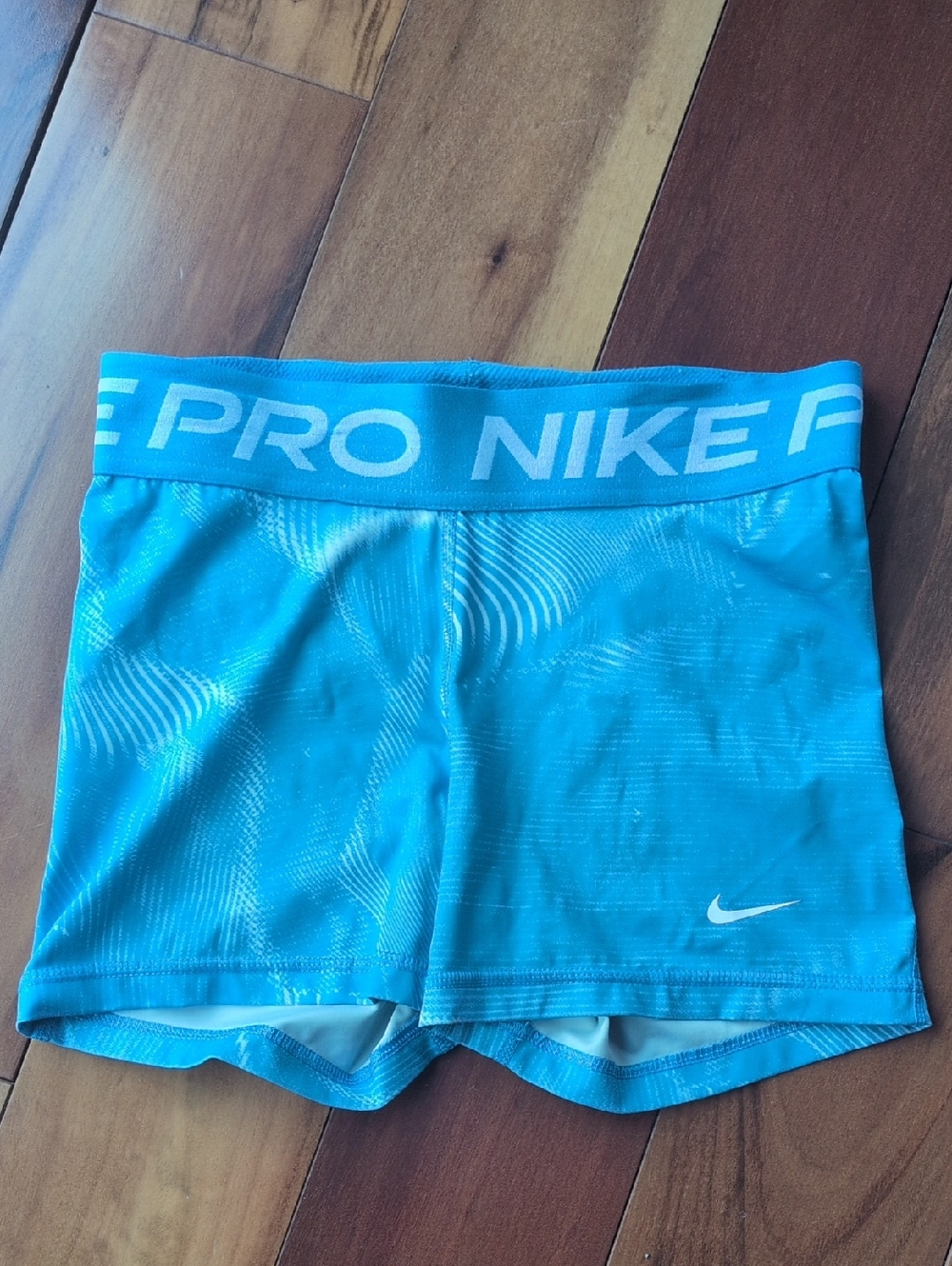 Nike Bright Teal Pro Performance Shorts
